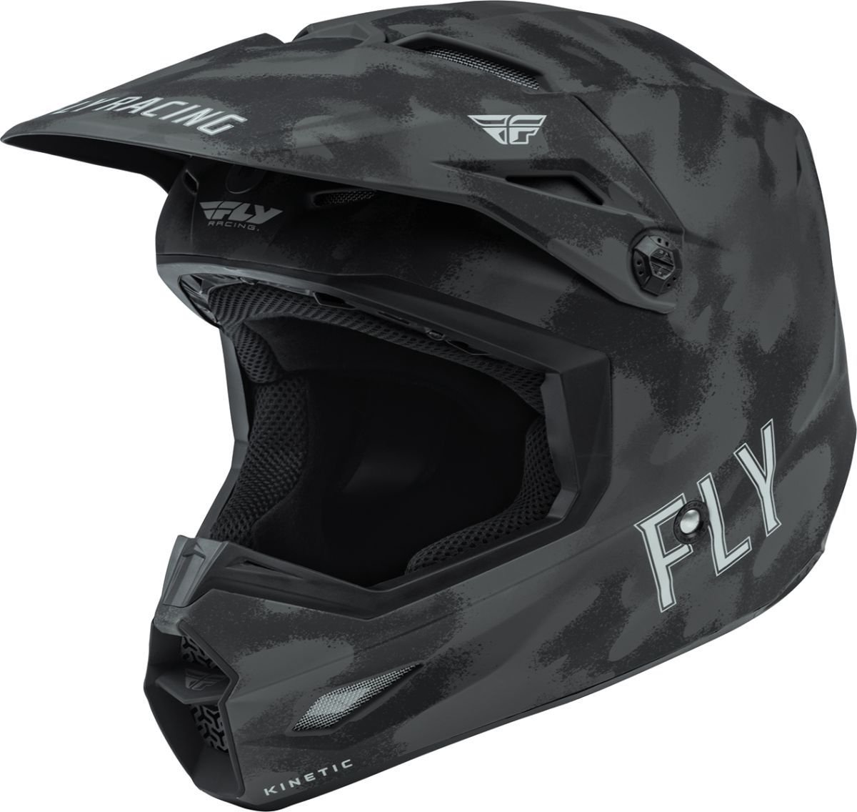 FLY Racing Kinetic S.E. Tactic Ece Helmet Grey Camo 2XL - Maat 2XL - Helm