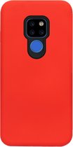 ADEL Siliconen Back Cover Softcase Hoesje Geschikt voor Huawei Mate 20 - Rood