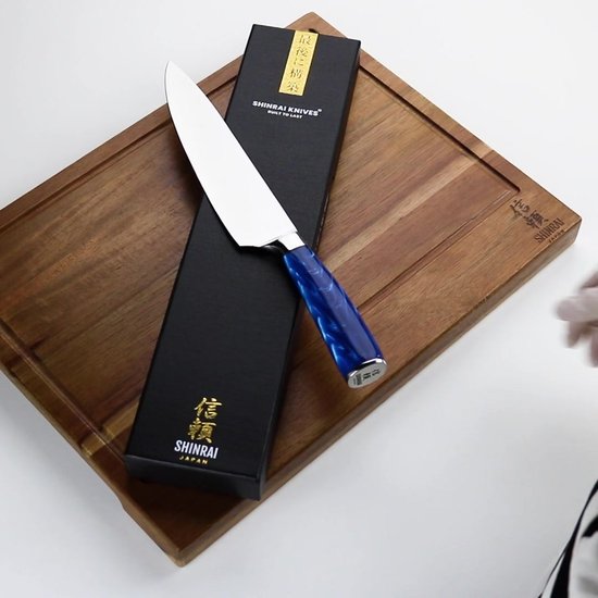 Set de couteau de cuisine japonais Bleu Saphir