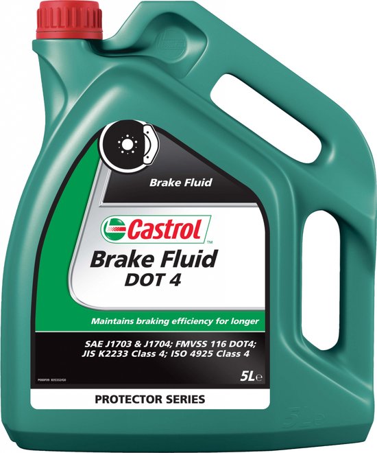 Castrol remvloeistof brake fluid DOT 4 5 Liter