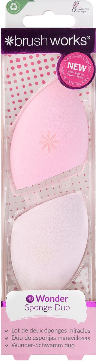 Brushworks HD Wonder Complexion Sponge (2 Stuks)