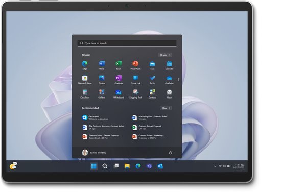 Microsoft Surface Pro 9 - zakelijke tablet - 1TB -13" - i7-1265U - 32GB - Wi-Fi 6E - Windows 11 Pro Platina - Microsoft - Hoofdafbeelding