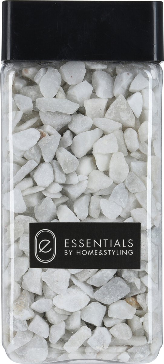 Decoratie steentjes/hobby steentjes - Wit - 550 ml - 9/13 mm