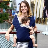 Baby Draagzak – Donkerblauw – Baby Carrier voor Baby en Peuter – Baby Sling – 95% Katoen & 5% Spandex