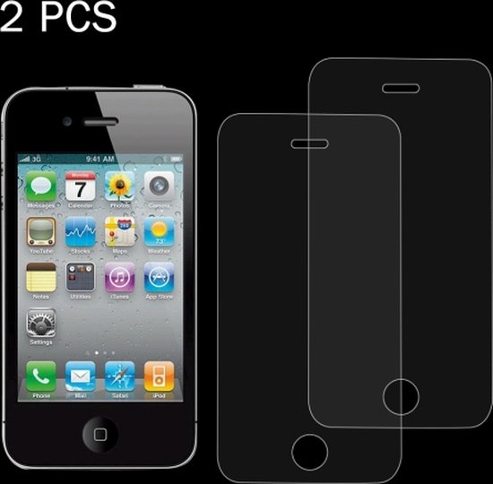 Apple iPhone 5G/5S/5SE (Let op: dit is niet geschikt voor SE 2020 en 2022) 2x Screenprotector gehard glas Transparant