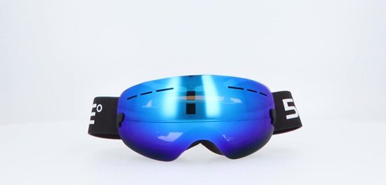 5one® Alpine 2 Blue Anti-Condens Skibril met Hardcase voor kinderen