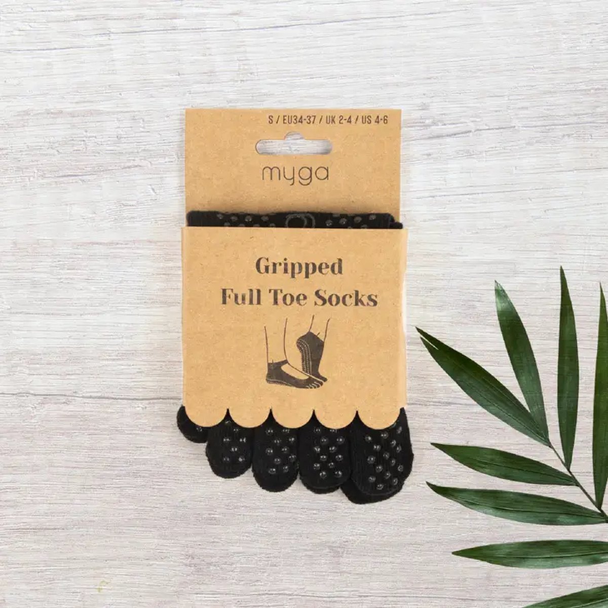 Neovital - Yoga sokken met teen XL met grip - eco