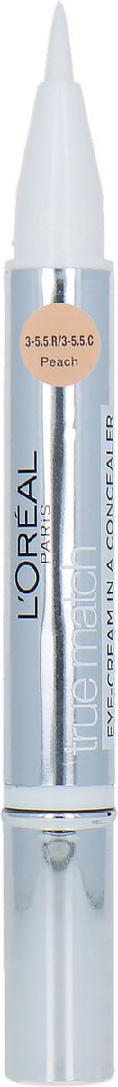 L'Oréal - True Match Eye-Cream In a Concealer - 3-5.5R Peach