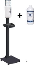 ✅✅✅ Desinfectie zuil  |  Origineel CE Medic24online  |  Desinfectie Paal automatisch dispenser 1000ml - Incl 1L. Handalcohol en DC Adapter