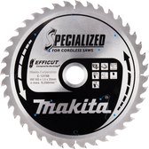 Makita Cirkelzaagblad voor WPC | Efficut | Ø 165mm Asgat 20mm 40T - E-12158