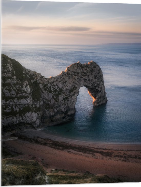 WallClassics - Verre Acrylique - Porte Durdle - 60x80 cm Photo sur Verre Acrylique (Avec Système de Suspension)