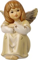 Goebel - Kerst | Decoratief beeld / figuur Dromerige kleine engel II | Aardewerk - 10cm