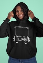 Rick & Rick Halloween Hoodie - S Hoodie -  Halloween Hoodie - Halloween Sweater - Dames Hoodie - Dames Sweater - Days till Halloween - Funny Hoodie - Zwarte Hoodie