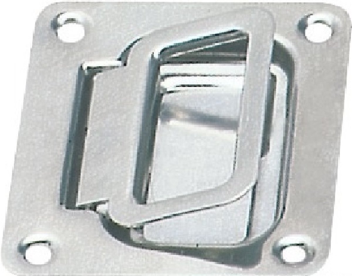 Luikring Rvs - 57x77mm - Rechthoekig - Rvs gepolijst