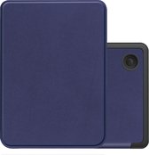 Kobo Clara 2E Case Bookcase Cover Book Case Sleeve - Blauw Foncé