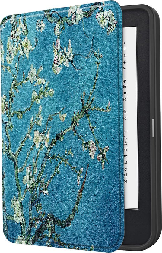 Hoesje Geschikt voor Kobo Clara 2E Hoesje Luxe Bescherm Case - Hoes Geschikt voor Kobo Clara 2E Hoes Book Cover - Bloesem van Mobigear — afbeelding 3
