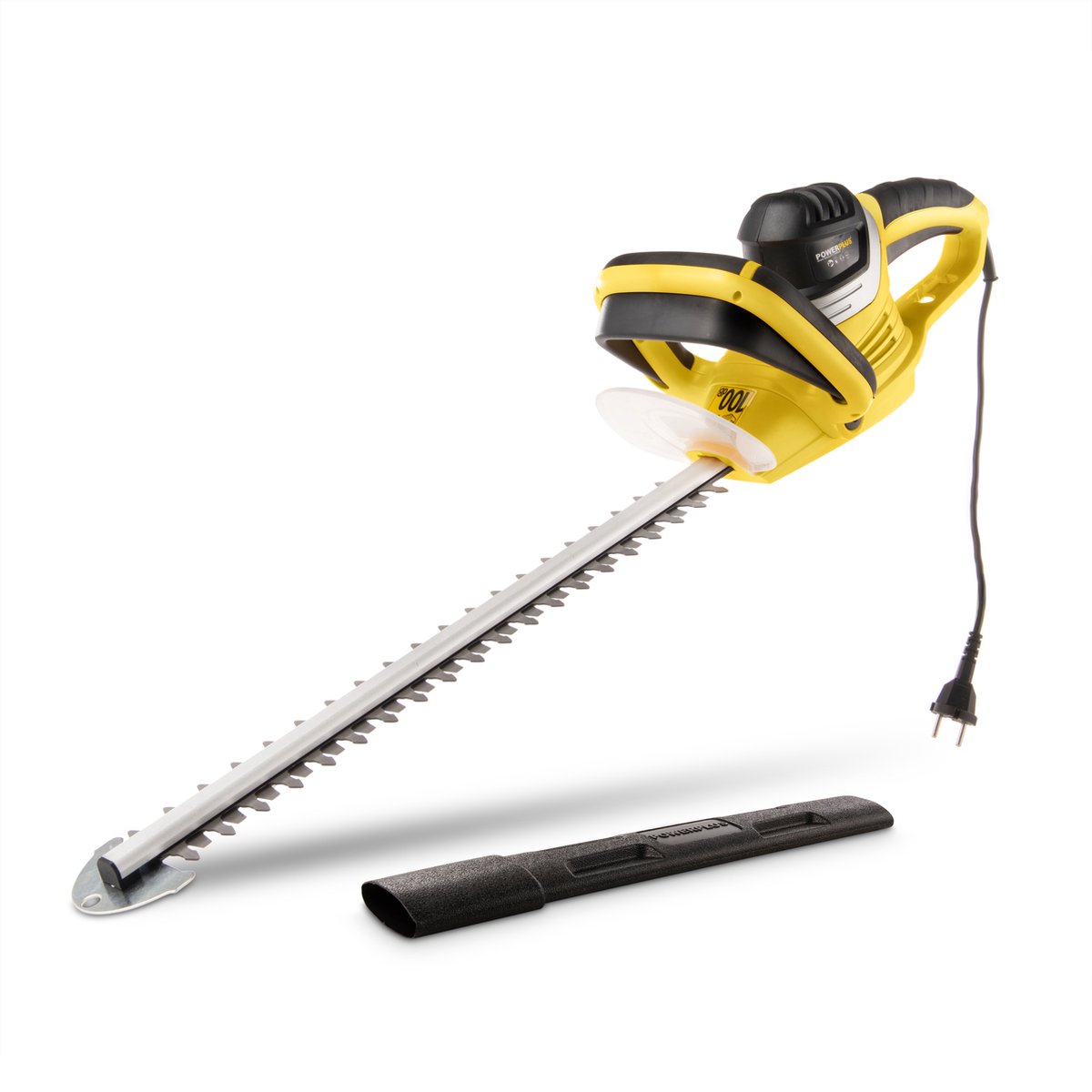 Bol.com Powerplus Elektrische Heggenschaar POWXG2007 - Elektrische haagschaar van 550 W, mes van 525 mm en snijafstand van 16 mm... aanbieding