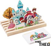 van Theo® Diepte Puzzel - Prinsen & Prinsessen - Houten Puzzel - Speelgoed 3 jaar