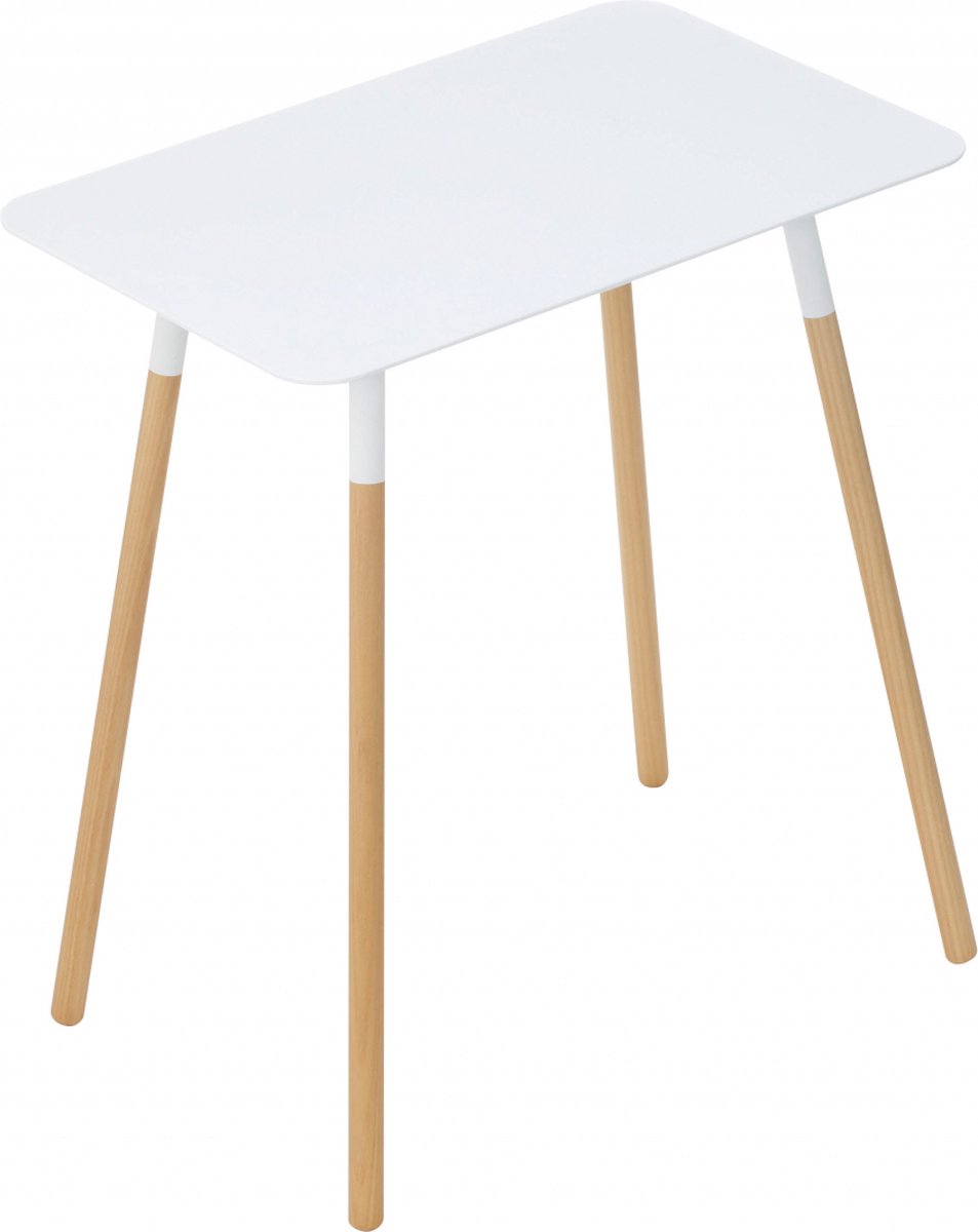 Yamazaki Bijzettafel Vierkant - Plain - Wit