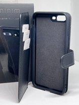 Minim 2 in 1 Wallet Case Premium Leather Black for Apple iPhone 7 Plus & iPhone 8 Plus