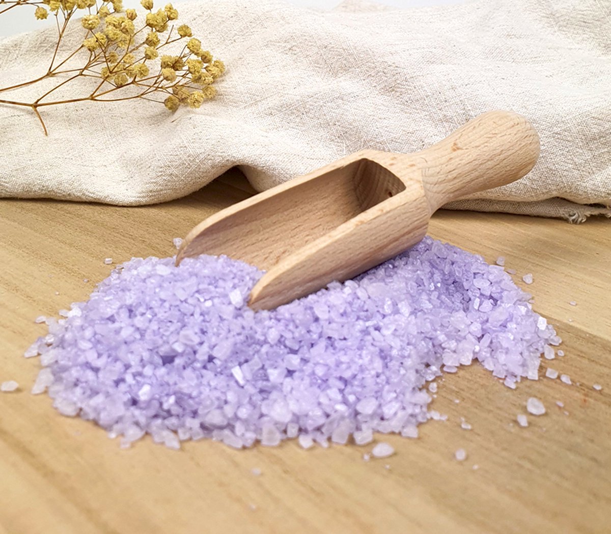 Badzout lavendel - 1 kg - badkristallen
