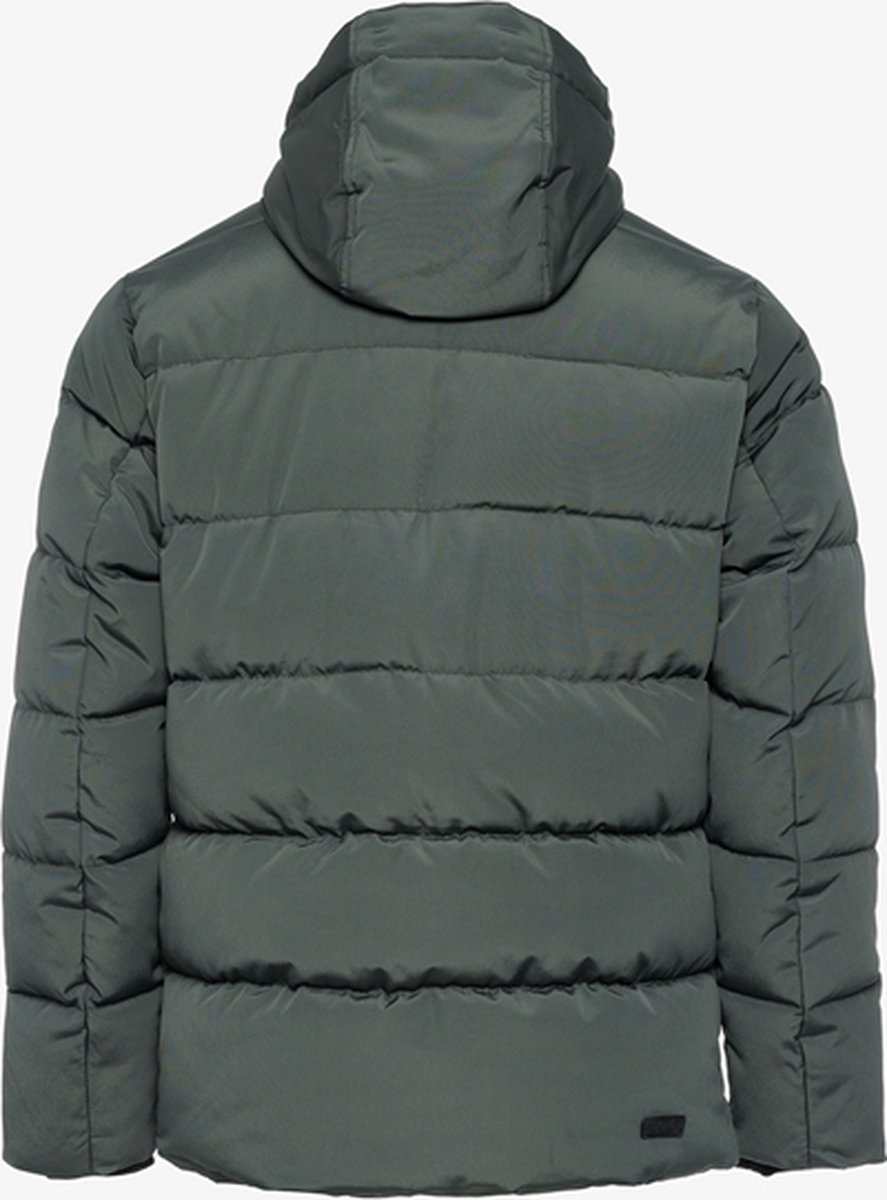 Button Winterjas Groen