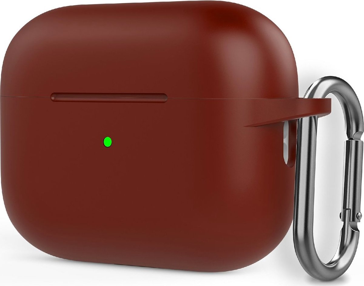Mobigear Color Hoesje geschikt voor Apple AirPods Pro 2 Hoesje Flexibel Siliconen - Bordeaux Rood