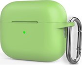 Mobigear - Hoesje geschikt voor Apple AirPods Pro 2 Hoesje Flexibel Siliconen | Mobigear Colors - Groen