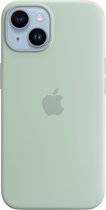 Apple Silicone Backcover MagSafe iPhone 14 hoesje - Agavegroen
