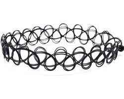 Tattoo choker ketting - 25 cm