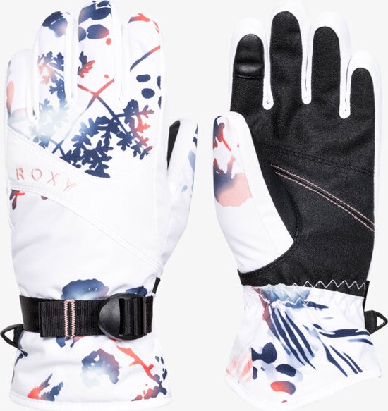Plantkunde Conserveermiddel Schouderophalend Roxy - Snowboard-/ski-handschoenen voor meisjes - Jetty - Tropisch wit -  maat S... | bol.com