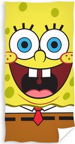 SpongeBob Strandlaken, Face - 70 x 140 cm - Katoen