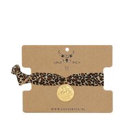Bracelet Ibiza pièce léopard
