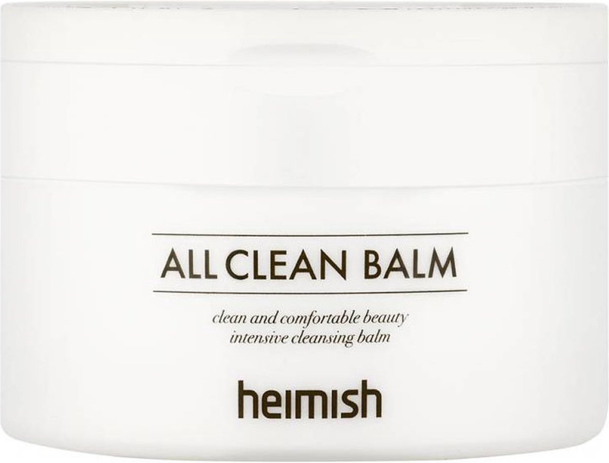 Heimish |All Clean Cleansing Balm |Make-up and SPF remover| Double Cleansing |120 ml met 2X GRATIS SHEET MASK random merk