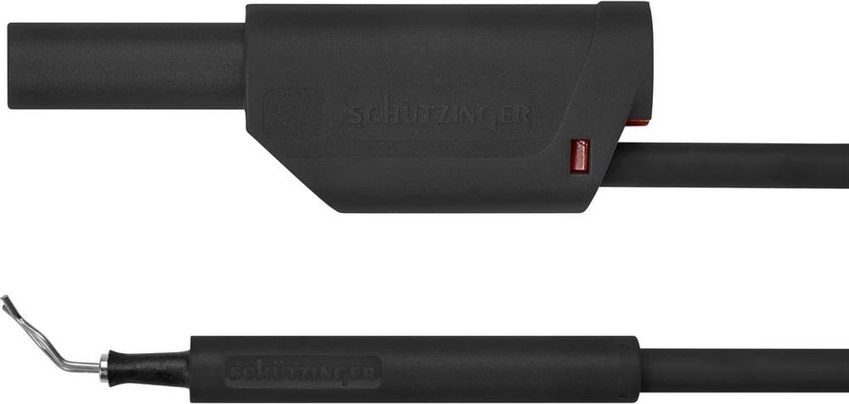 Schützinger AL 8321 / ZPK / 1 / 100 / SW Adapterkabel [Stekker 4 mm - Testpunt] Zwart 1 stuk(s)