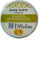 Easy Paris Cosmetics - Nagellak Remover Pads - Meloen Scented - Doosje met 32 stuks