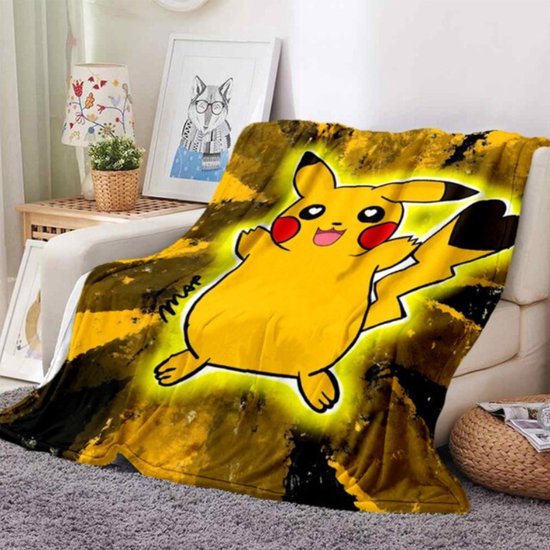 Pokémon Pikachu Oversized Fleece Hoodie - Geel/Zwart