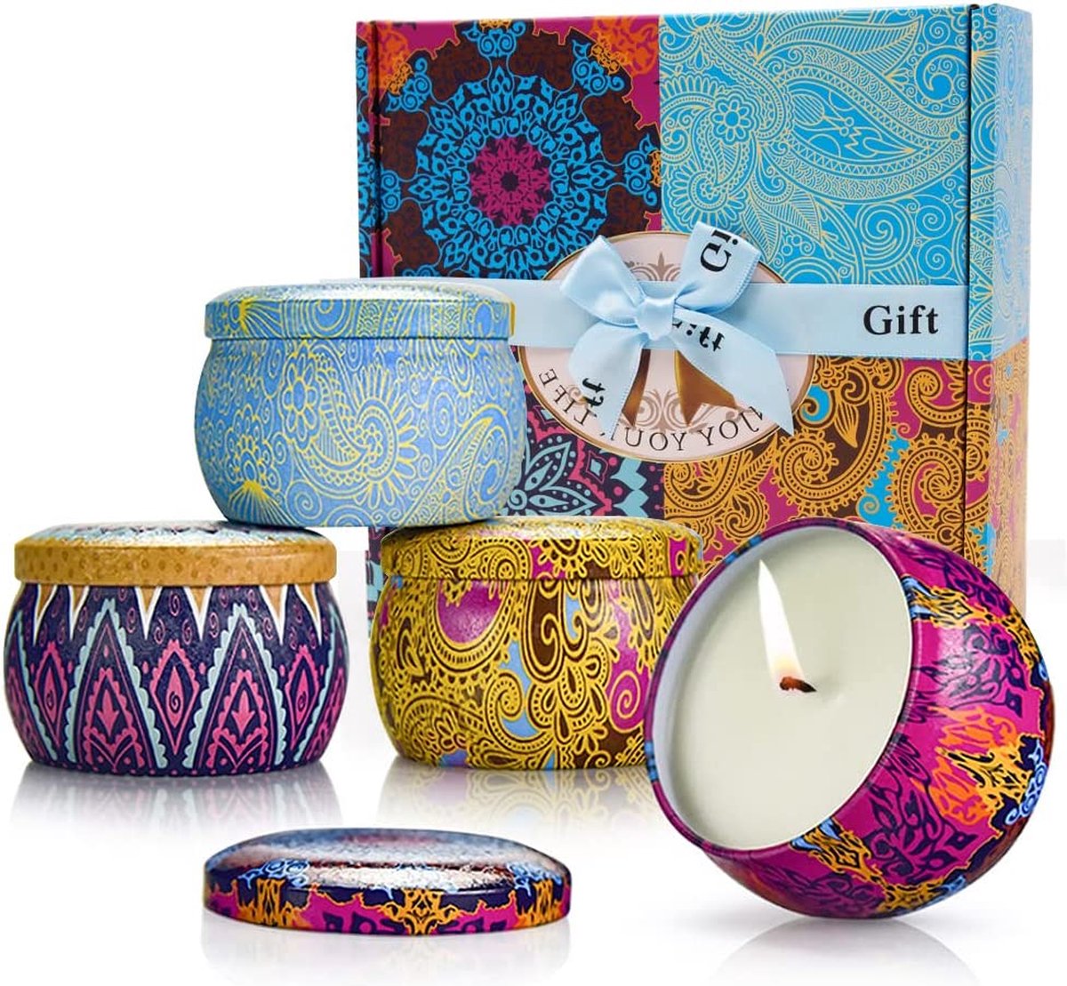 Scented Candle Set – Geurkaarsen Cadeauset – Geurkaarsenset - Geurkaarsen geschenkset