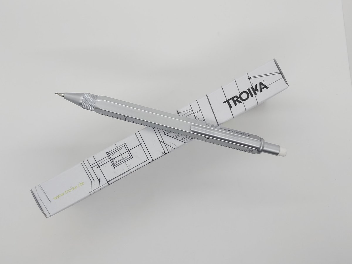 Troika vulpotlood 0.7 drop action zilver