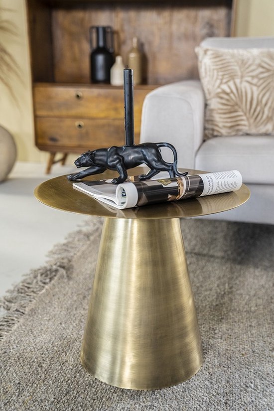 Mastic Tafel Rond Ronde Bijzettafel Goudkleurig Bol mastic-tafel-rond-ronde-bijzettafel-goudkleurig-bol