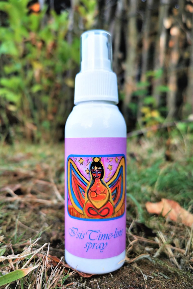 Goedkoopste Isis Time Line Spray - Magical Aura Chakra Spray - In the Light of the Goddess by Lieveke Volcke - 100 ml