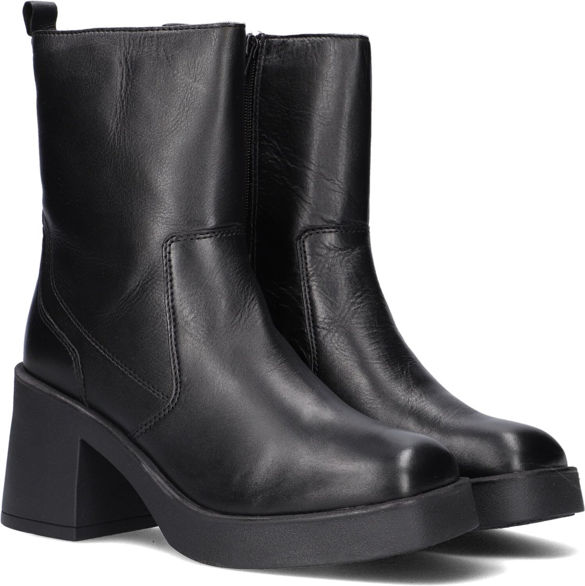 Omoda Lpbomma-08 Enkellaarsjes - Enkelboots met rits - Dames - Zwart - Maat  39 | bol.com