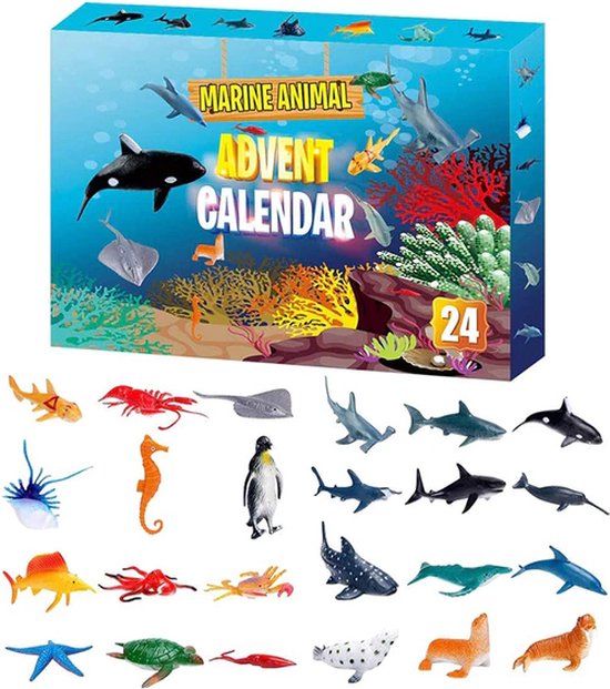 WEVOL Adventskalender 2024 voor meisjes en vrouwen, kerstkalender, sieraden, tieners, dames, kinderen, kerstcadeau, adventskalender, vulling 24 verrassingen, modieus, met halsketting, armbanden