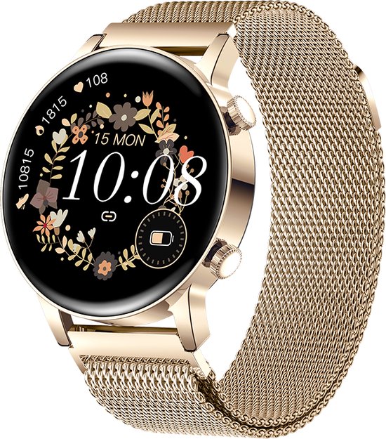 Belesy® MIRACLE - Smartwatch Dames - Horloge – Stappenteller – Calorieën -  Hartslag –... | bol.com