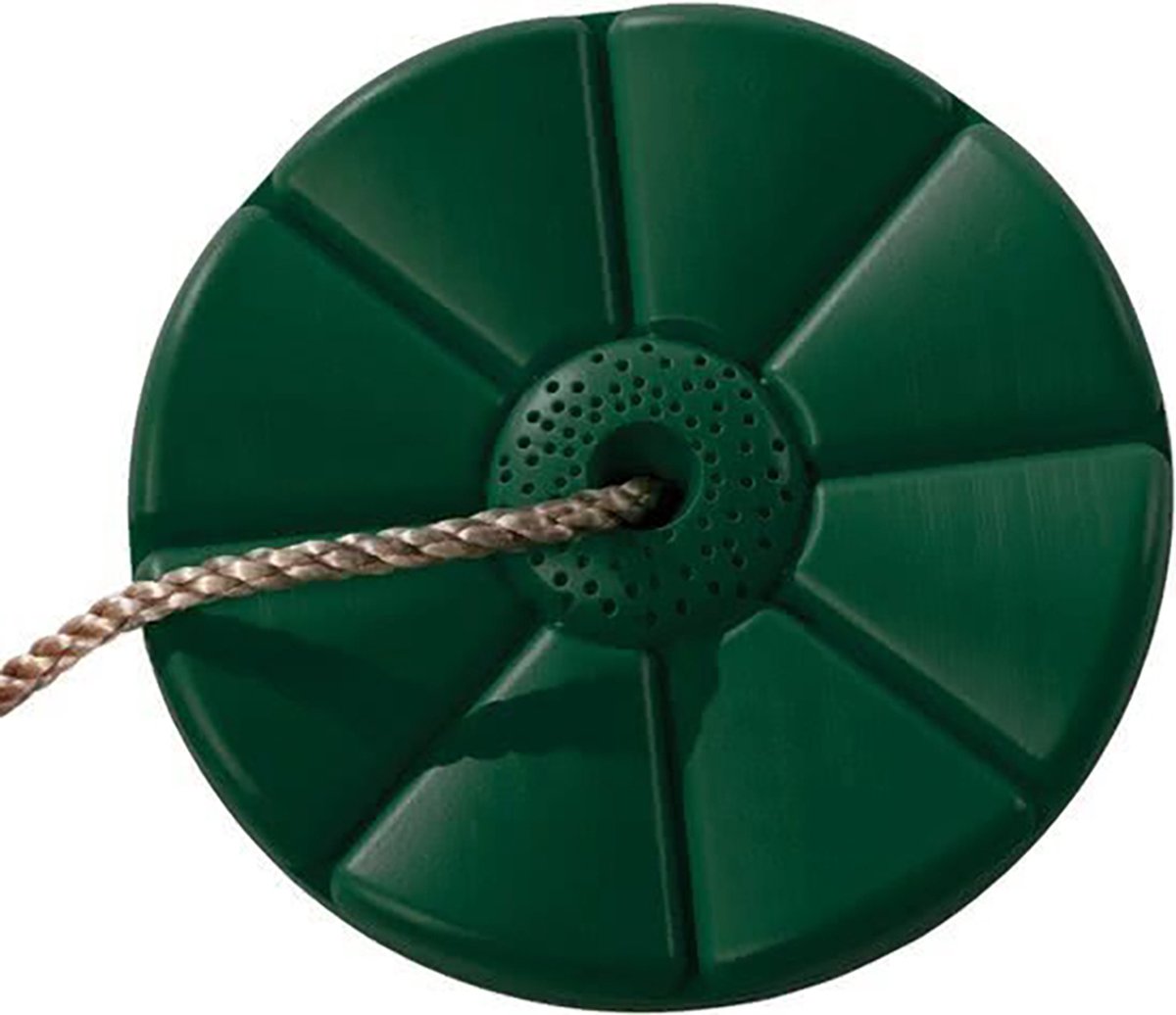 Schotelschommel kunststof Groen met PP touw