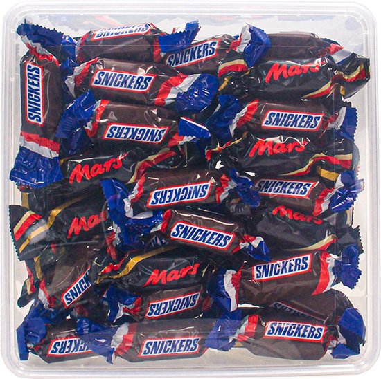 Mixxboxx Mars Mini &amp; Snickers Mini - 500g | bol.com