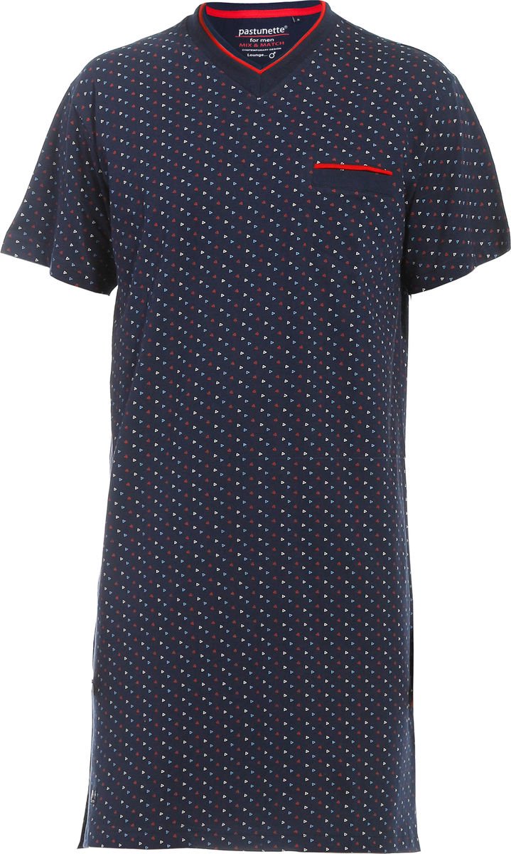 Pastunette for Men - Mannen nachthemd - XL - Blauw