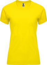 Maillot de sport femme jaune manches courtes Bahreïn marque Roly taille L