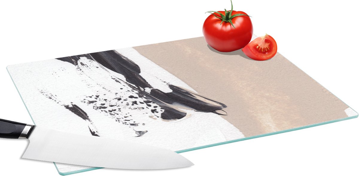Glazen Snijplank - 39x28 - Verf - Design - Abstract - Snijplanken Glas