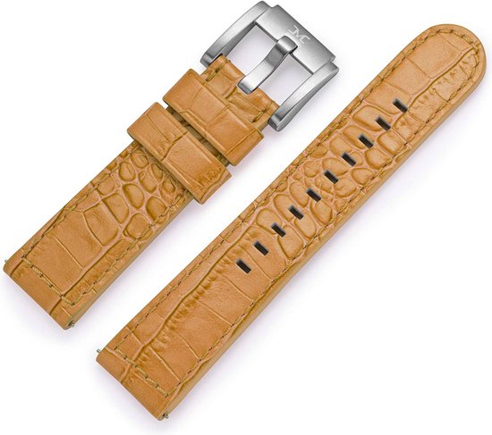 Marc Coblen / TW Steel Horlogeband Camel Leer Alligator 22mm